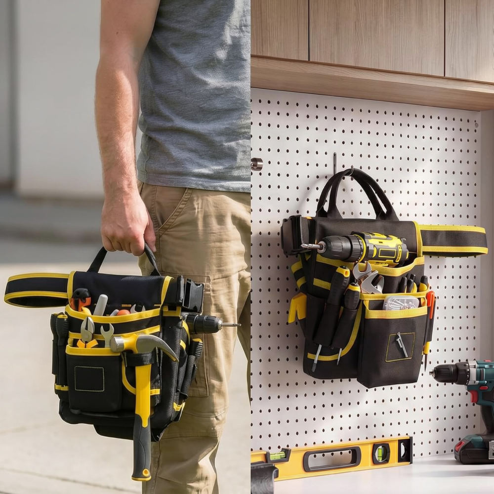 Heavy Equipment Electrician - Heavy Duty Tool Belt Pouch Multi