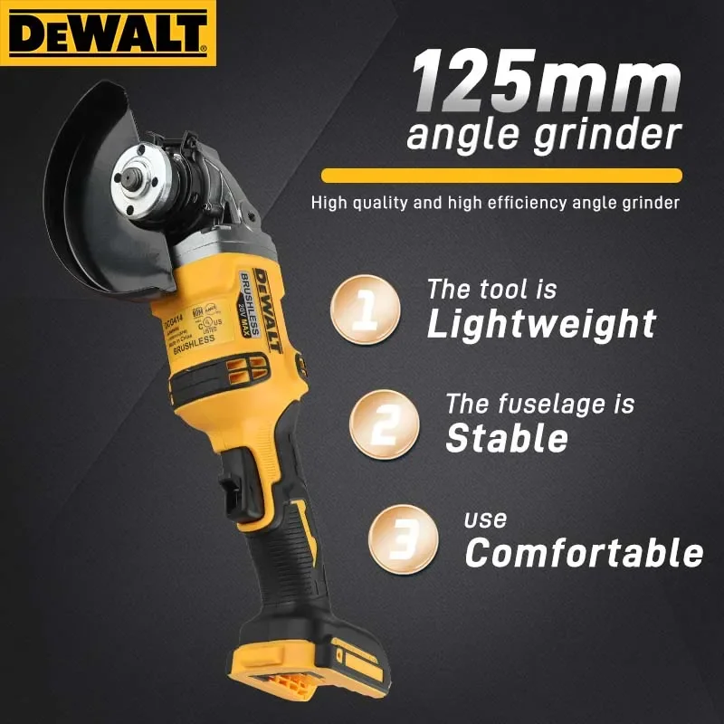DEWALT DCG414 Brushless Cordle - Heavy Equipment Grinder ulasan dan harga