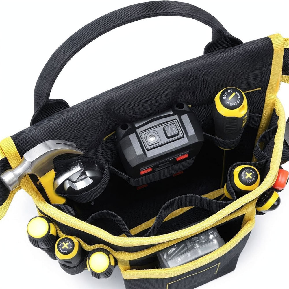 Heavy Duty Tool Organizer Pouc - Heavy Equipment Electrician ulasan dan harga
